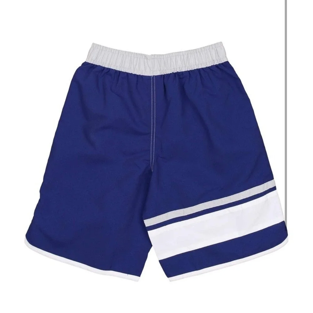 Outerstuff NHL Big Boys‎ Youth XL 18 Swim Shorts Toronto Maple Leafs Bieber Blue